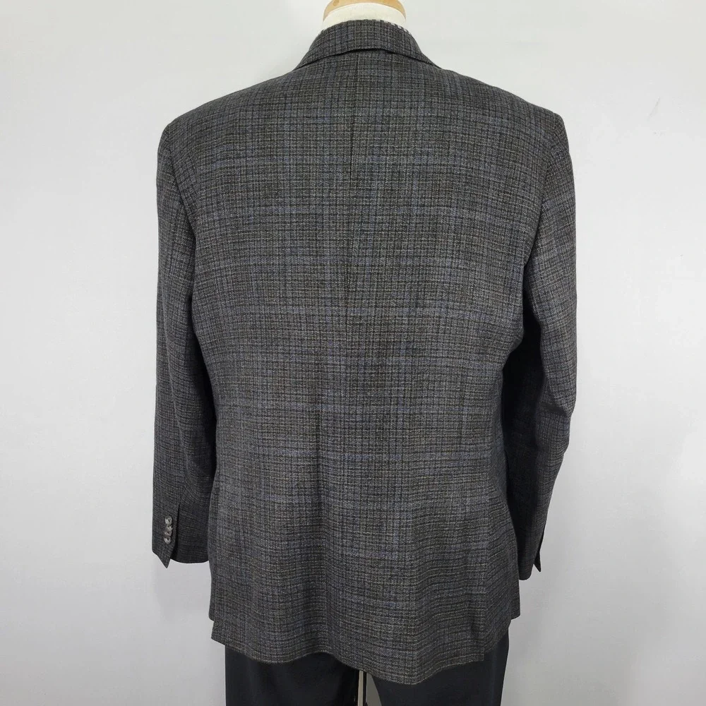 Daniel Cremiux Cooper SPJ Men's Sport Coat Blazer Two Button Flannel‎ Wool 44S